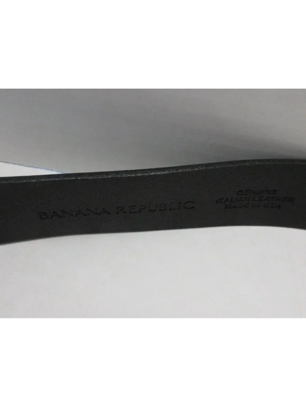 Banana Republic Belt 44 Genuine Italian Leather Made In USA Buckle